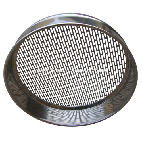 Metal Sieve Galvanized/SS Perforated Metal Standard Testing Sieve Factory